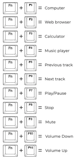 SPC GEAR GK630K Onyx White Tournament Kailh RGB Mechanical Gaming Keyboard - fig 1