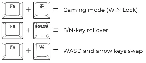 SPC GEAR GK630K Onyx White Tournament Kailh RGB Mechanical Gaming Keyboard - fig 2