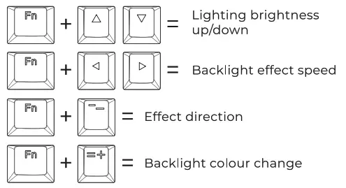 SPC GEAR GK630K Onyx White Tournament Kailh RGB Mechanical Gaming Keyboard - fig 4
