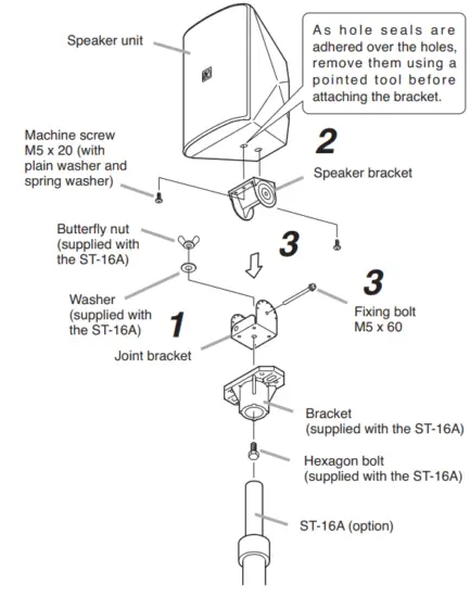 TOA F 1000B Wide Dispersion Speaker - Stand Mounting