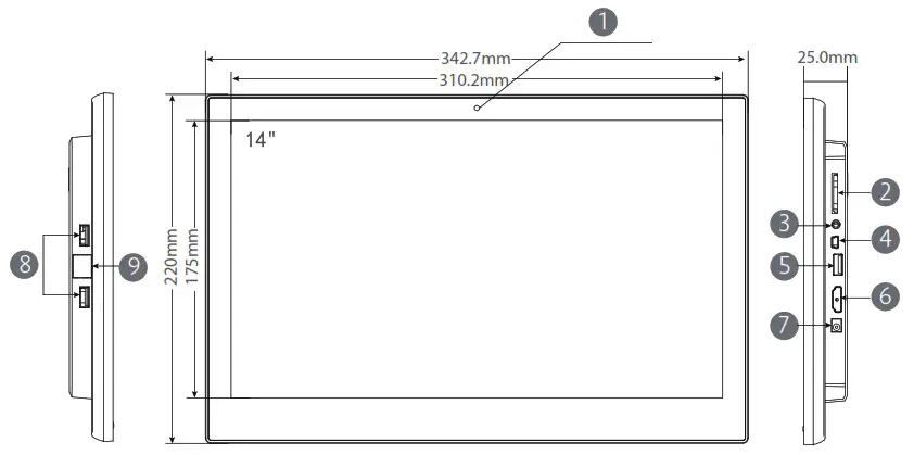 Idoc Holdings CUH02 Interactive Digital Signage - 14 Exterior Components 1