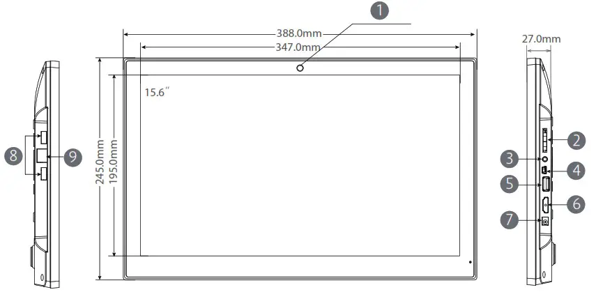 Idoc Holdings CUH02 Interactive Digital Signage - 15 6 Exterior Components 1