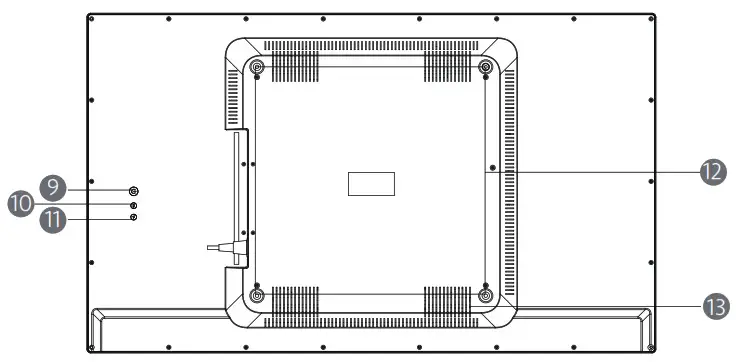 Idoc Holdings CUH02 Interactive Digital Signage - 55 Exterior Components 2