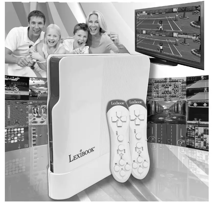 LEXIBOOK JG7420 HDMI Motion TV Game Console