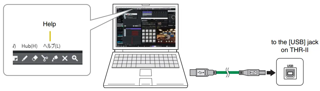 Connecting to the THR-II
