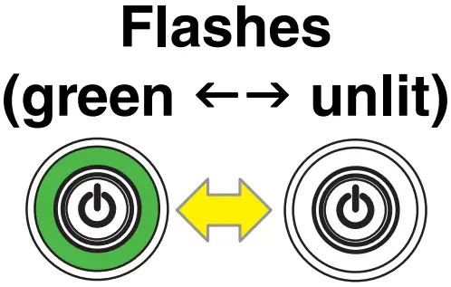 Charging error indication 