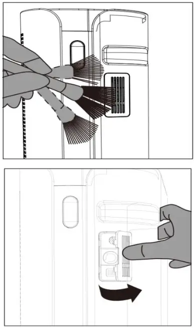 TCL Breeva Pro 700 Premium Air Purifier - brush