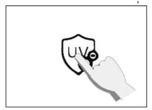 TCL Breeva Pro 700 Premium Air Purifier - power buttonn9