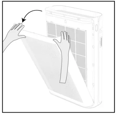 TCL Breeva Pro 700 Premium Air Purifier - right sides