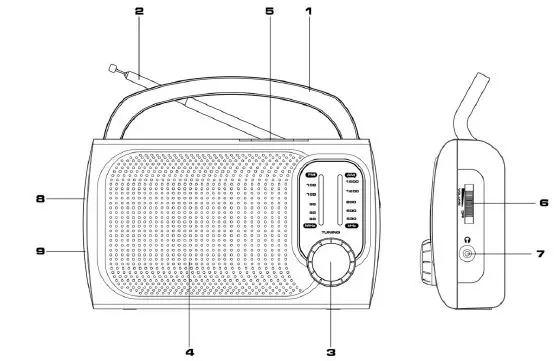 HYUNDAI-PR120-Portable-Radio-fig1