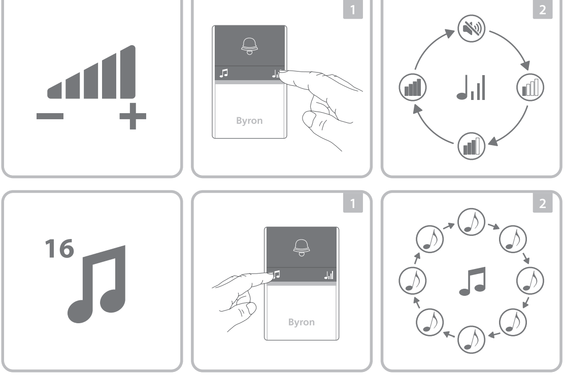 Byron DBY 23415UK Wireless Door Bell Set - 7