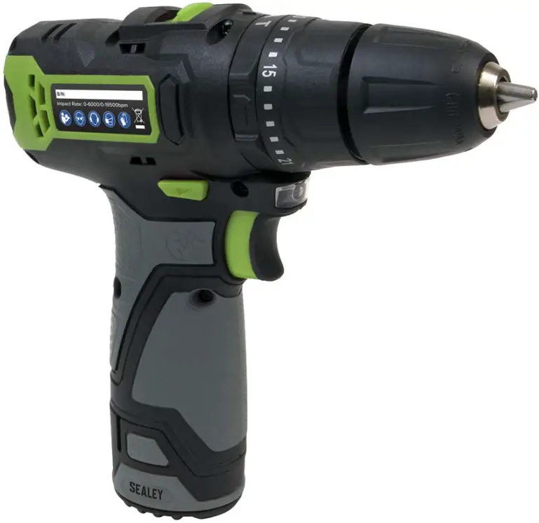SEALEY CP108VDD 10.8v 2ah Ø10mm Cordless Hammer Drill PRODUCT