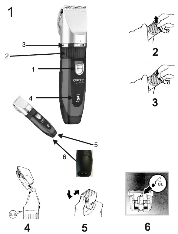 mesko MS 2826 Hair Clipper fig1