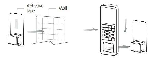 SmartBidet SB-3000 Electronic Bidet User Manual - Remove adhesive from back of bracket and place bracket where desired.
