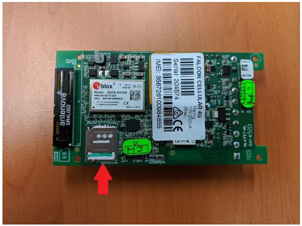 CalChip CONNECT SEN-000032-000 Digital Matter Falcon 4G Tracker - SIM holder