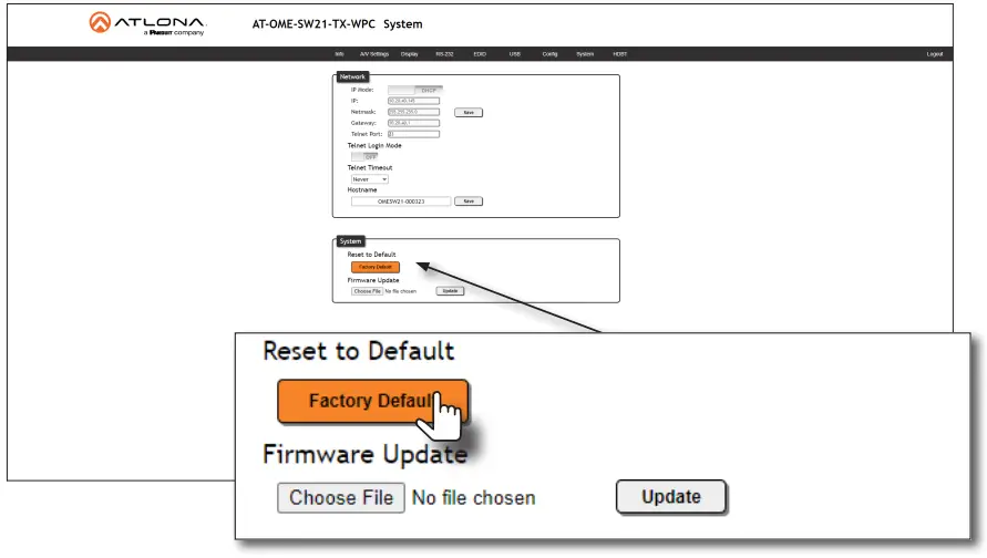 ATLONA AT OME SW21 TX WPC Wallplate HDBaseT Transmitter for HDMI and USB C with USB Hub - 39