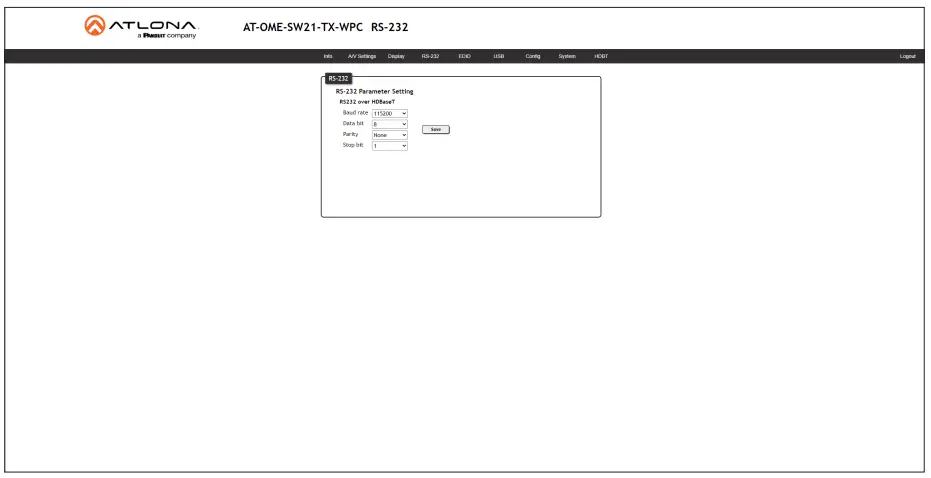 ATLONA AT OME SW21 TX WPC Wallplate HDBaseT Transmitter for HDMI and USB C with USB Hub - 46