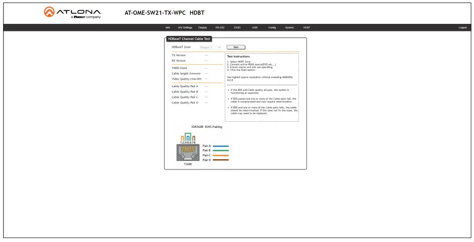 ATLONA AT OME SW21 TX WPC Wallplate HDBaseT Transmitter for HDMI and USB C with USB Hub - 51