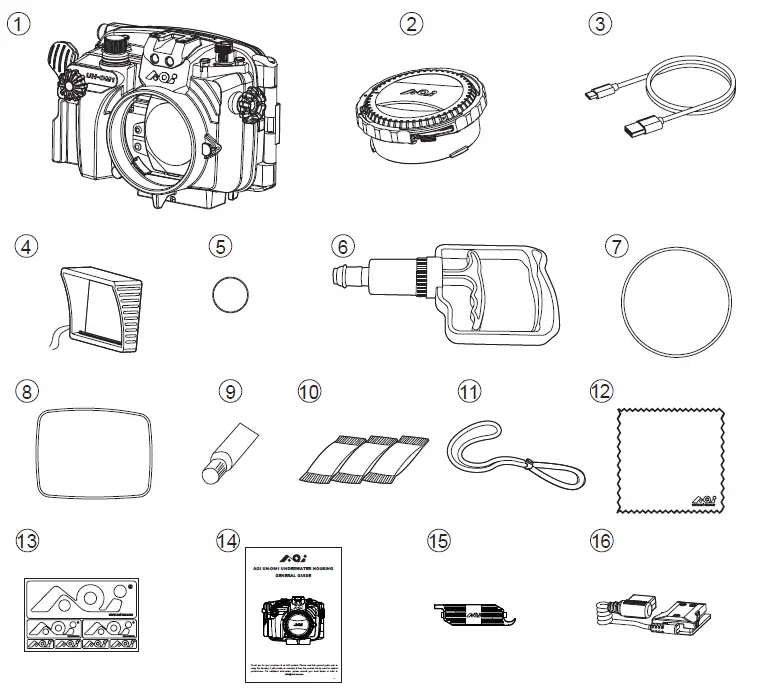 AOI UH-OM1 Underwater Housing for Olympus OM System OM-1 Camera 1