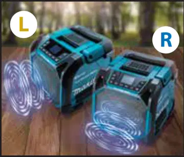 makita DMR203 12V Job Site Speaker - Stereo