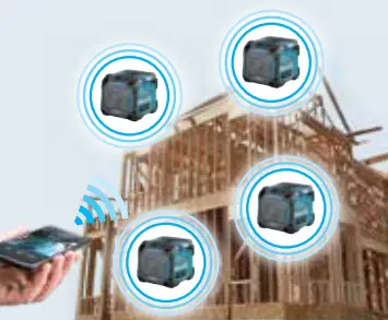 makita DMR203 12V Job Site Speaker - group chsin