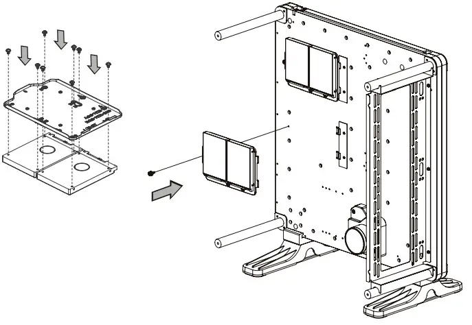thermaltake DistroCase 350P Mid Tower Chassis - HDD installation 2