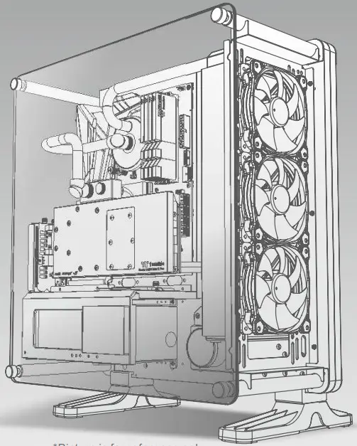 thermaltake DistroCase 350P Mid Tower Chassis