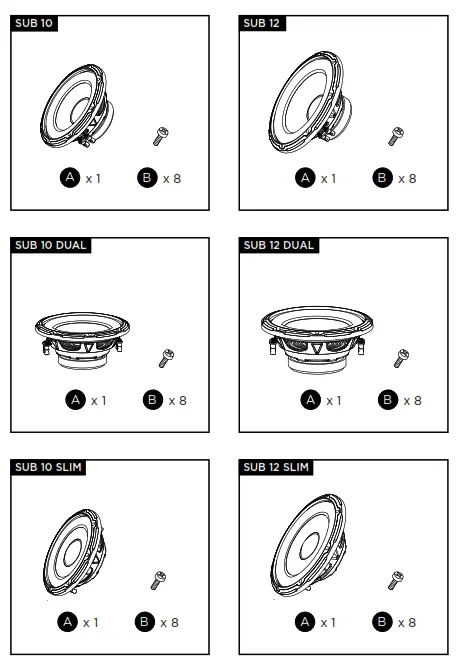 FOCAL Sub 12 Slim Subwoofers - fig