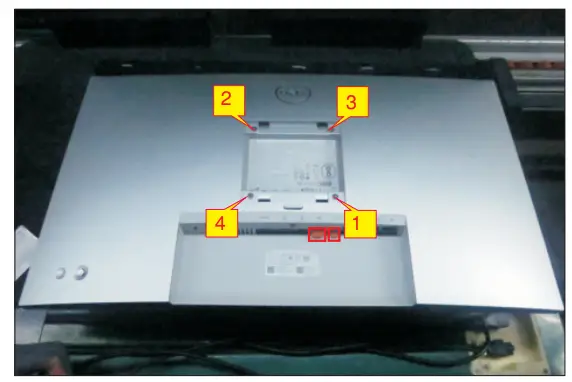 DELL U2722DE 27 Inch 16 9 IPS Monitor - Remove DP caps