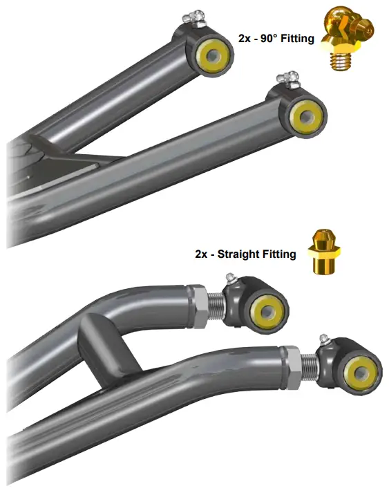 SUPERATV 570 Rear High Clearance A Arms - Fig