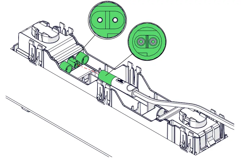 oe electrics INSTR1299 Connecting Shoe Panel - Snap 2