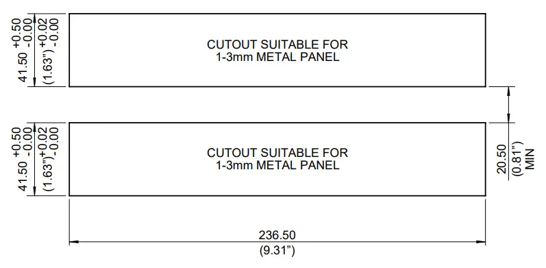 oe electrics INSTR1299 Connecting Shoe Panel - Snap 8