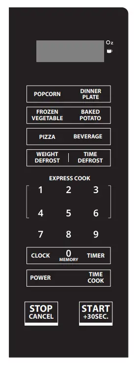 Magic Chef HMM990ST2 0.9 Cu. Ft. Countertop Microwave Oven - Fig 5