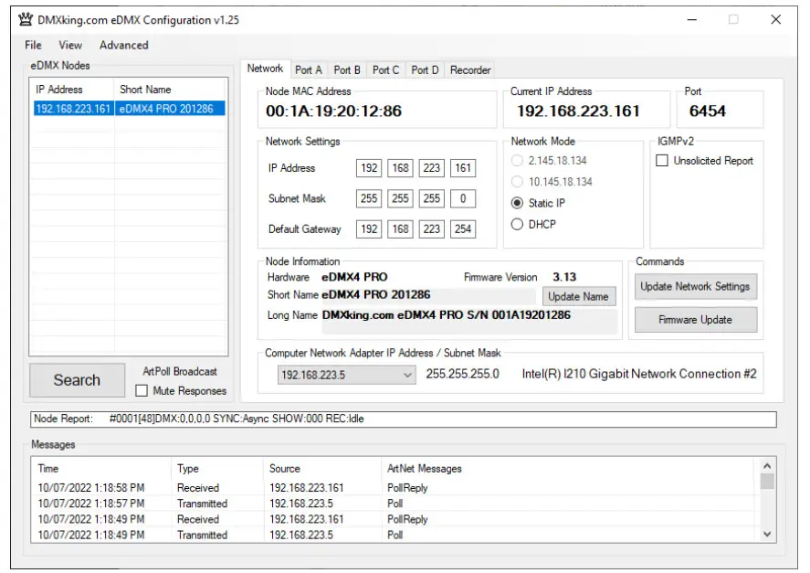DMXking eDMX4 PRO ISODIN Interface - Figure 2