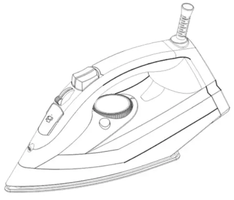 Nero 742513 500 Steam Dry Iron Stainless