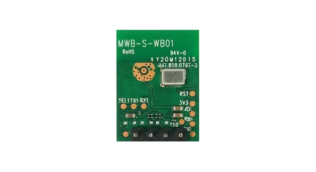 Midea Mwb-s-wb01-2 Bluetooth And 2.4ghz Wifi Dual Band Communication Module Owner's Manual Midea Mwb-s-wb01-2 Bluetooth And 2.4ghz Wifi Dual Band Communication Module Owner's Manual