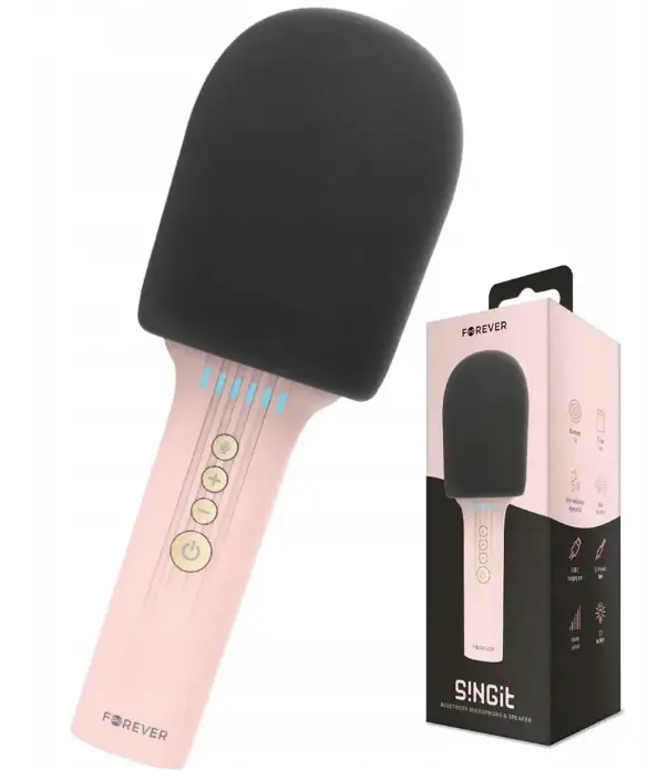FOREVER-BMS-500-SiNGiT-Bluetooth-Microphone-and-Speaker-PRO