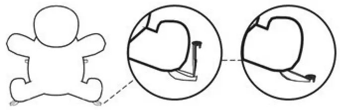 Christmas Time 9' Inflatable Candycane Arch with Lights - Figure 2