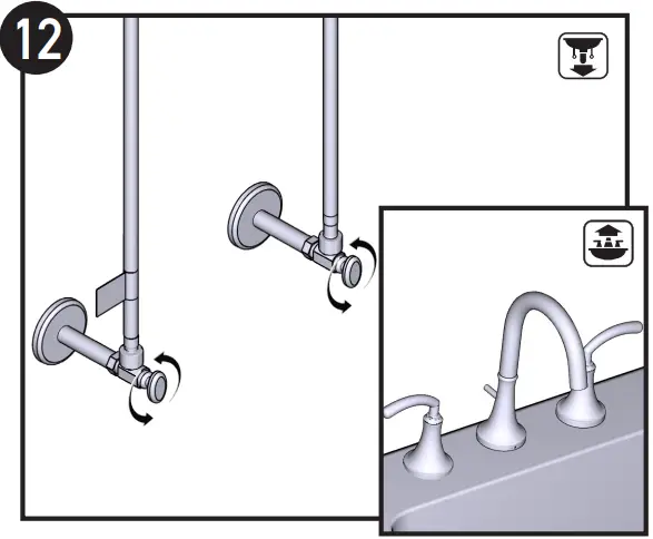 MOEN Two Handle Faucet - figure 20