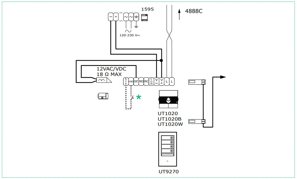 COMELIT 4888C Simplebus 2 Mixer, Power Supply Unit fig 18