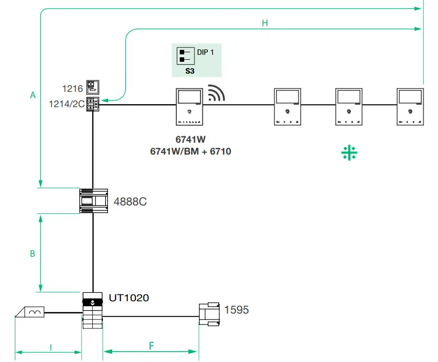 COMELIT 4888C Simplebus 2 Mixer, Power Supply Unit fig 8