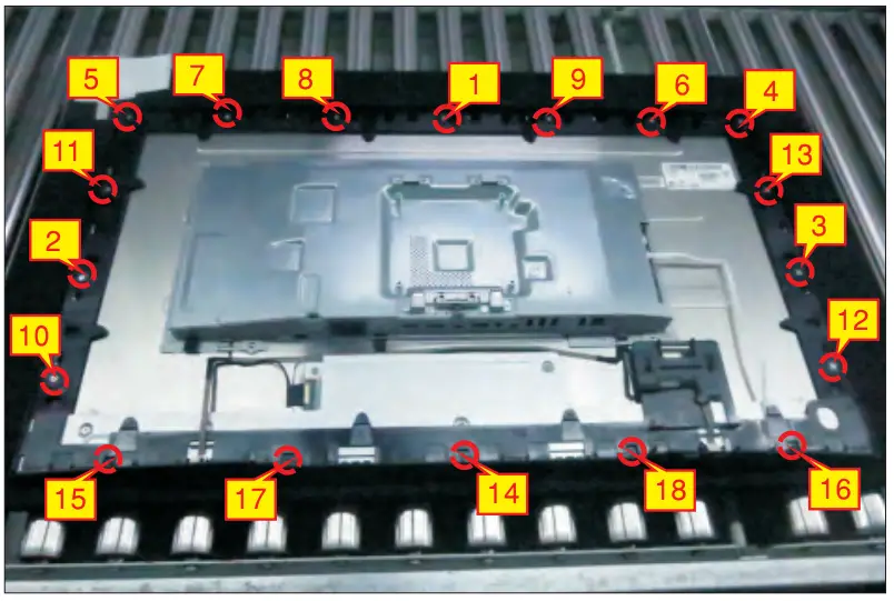 DELL U3223QE UltraSharp 32 4K USB C Hub Monitor - Disassembly Procedures 11