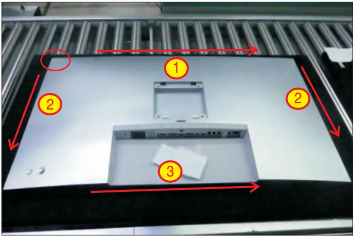DELL U3223QE UltraSharp 32 4K USB C Hub Monitor - Disassembly Procedures 6