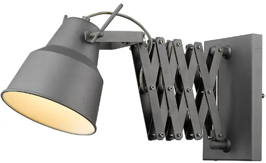 ACCLAIM LIGHTING TW40060GY 9.75 in Plexus 1-Light Gray Sconce product