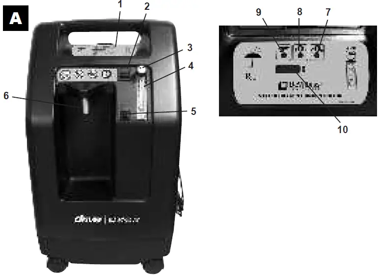 DeVilbiss 525 Series 5-Liter Oxygen Concentrator 37