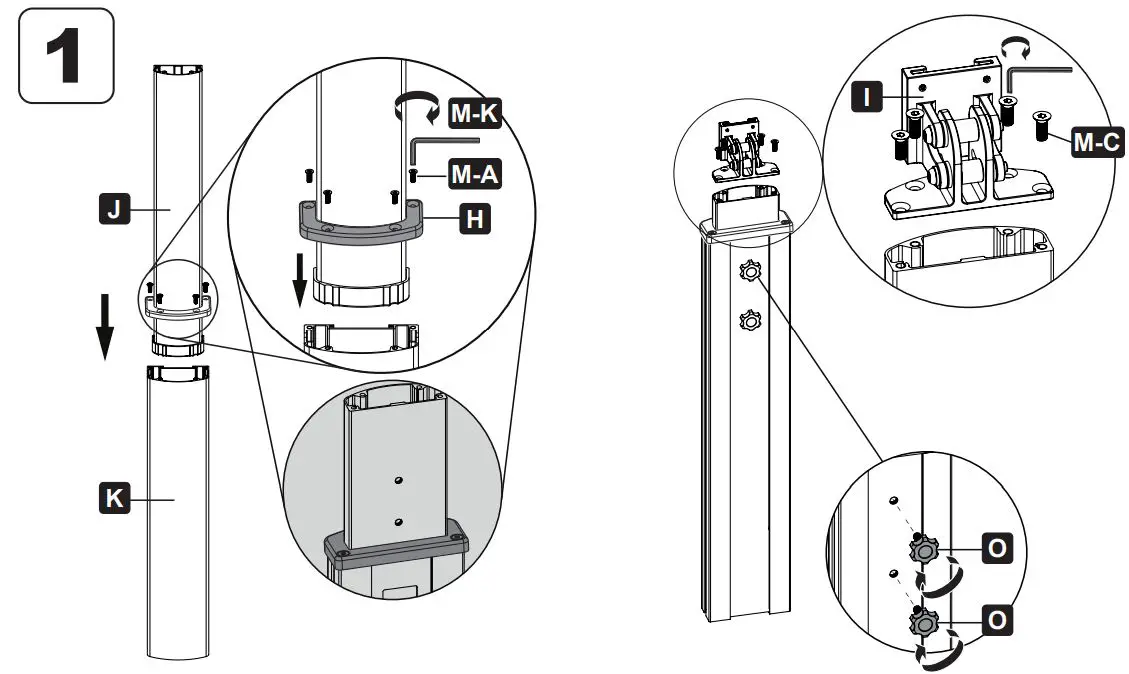 tripplite DMCS3255SG62 Premier Rolling TV Monitor - Figure 1