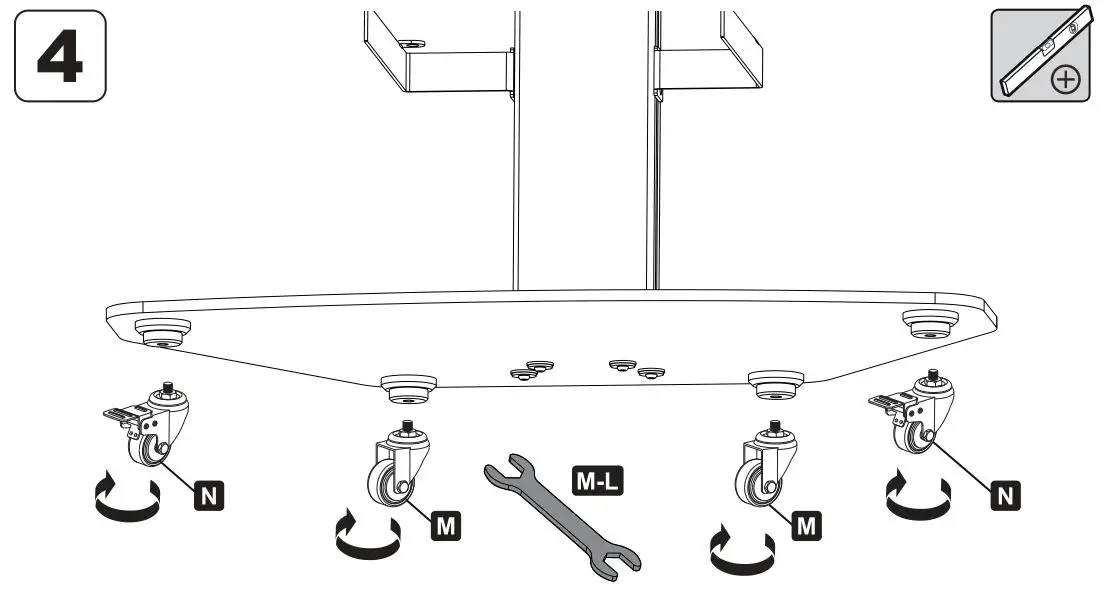 tripplite DMCS3255SG62 Premier Rolling TV Monitor - Figure 4