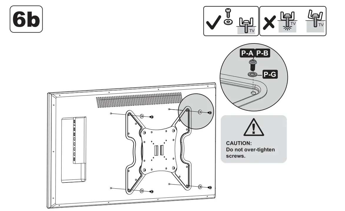 tripplite DMCS3255SG62 Premier Rolling TV Monitor - Figure 6.B