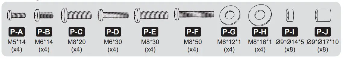 tripplite DMCS3255SG62 Premier Rolling TV Monitor - Package P