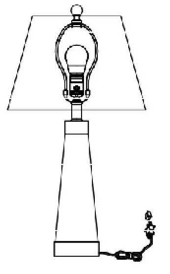 JONATHAN Y JYL5055A White Travis 27 Inch Tall LED Table - Fig